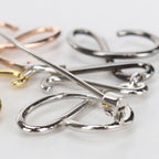 Loewe Anagram Brooch Metal — view 4