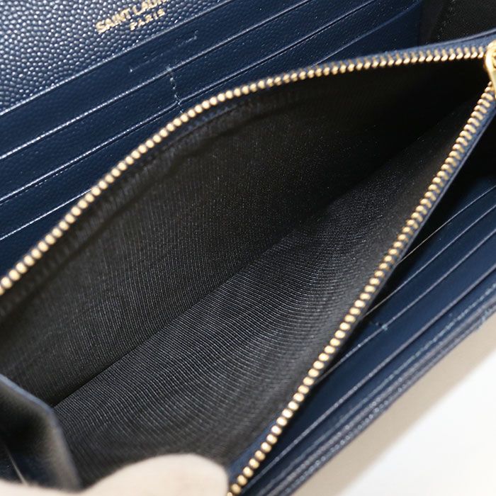 Saint Laurent Large Flap Wallet Cassandra Bifold Calf — view 5