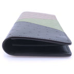 Louis Vuitton Portefeuille Brother Wallet Card Case Croco Taurillon Green Grey — view 3