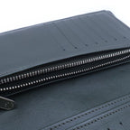 Louis Vuitton Portefeuille Brother Wallet Card Case Croco Taurillon Green Grey — view 5