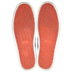 Hermes Boomerang Leather Lace Up Sneakers White Pink — view 5