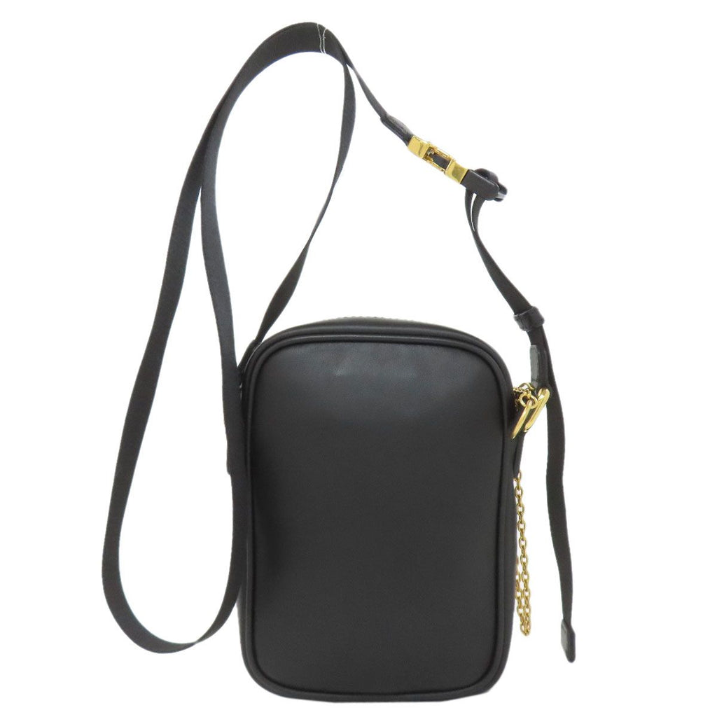 Fendi Calligraphy Studded Shoulder Bag Leather — view 2