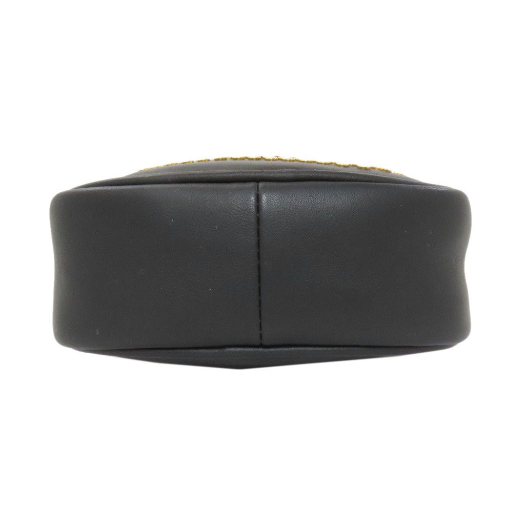 Fendi Calligraphy Studded Shoulder Bag Leather — view 4