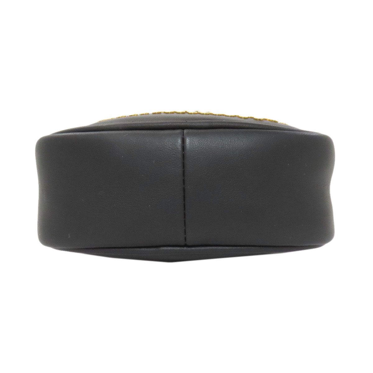 Fendi Calligraphy Studded Shoulder Bag Leather — view 4