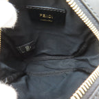 Fendi Calligraphy Studded Shoulder Bag Leather — view 5