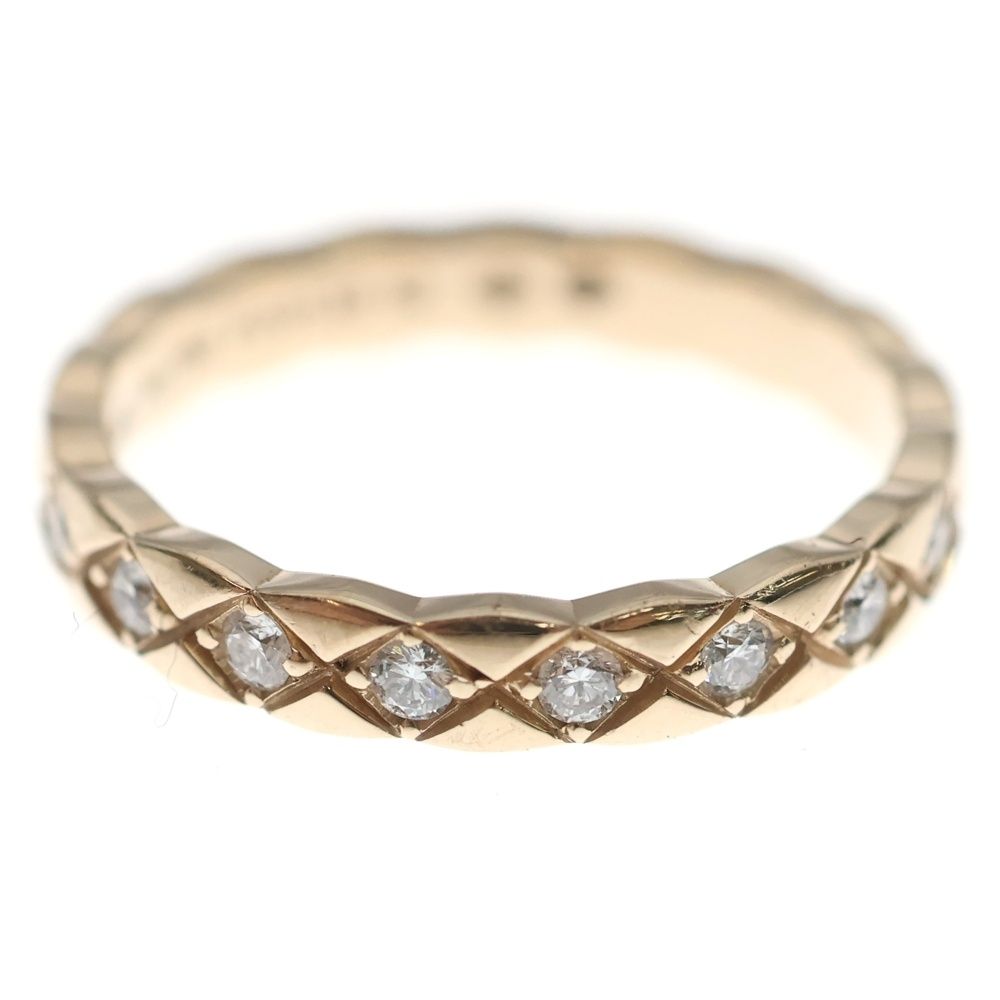 Chanel Coco Crush Diamond Ring Pink Gold 52 — view 4