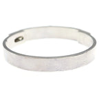 Hermes Collier de Chien Bangle Silver Bracelet — view 2