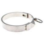 Hermes Collier de Chien Bangle Silver Bracelet — view 3