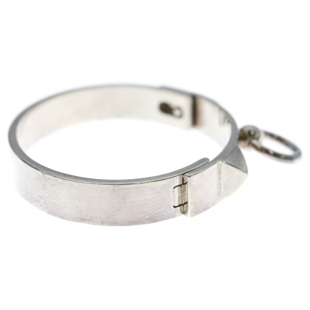 Hermes Collier de Chien Bangle Silver Bracelet — view 3