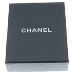 Chanel CC Logo Rhinestone Necklace Silver — view 6