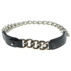 Hermes Box Palladium Double Chain Choker Silver Necklace — view 4