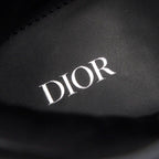 Dior Oblique Garden Lace Up Boots 40 Black Multicolor Rubber Canvas — view 6