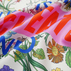Gucci Anniversary Flora Scarf 90 Music IS Mine Seats Reclined Large Silk Twill — view 3