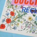 Gucci Anniversary Flora Scarf 90 Music IS Mine Seats Reclined Large Silk Twill — view 6