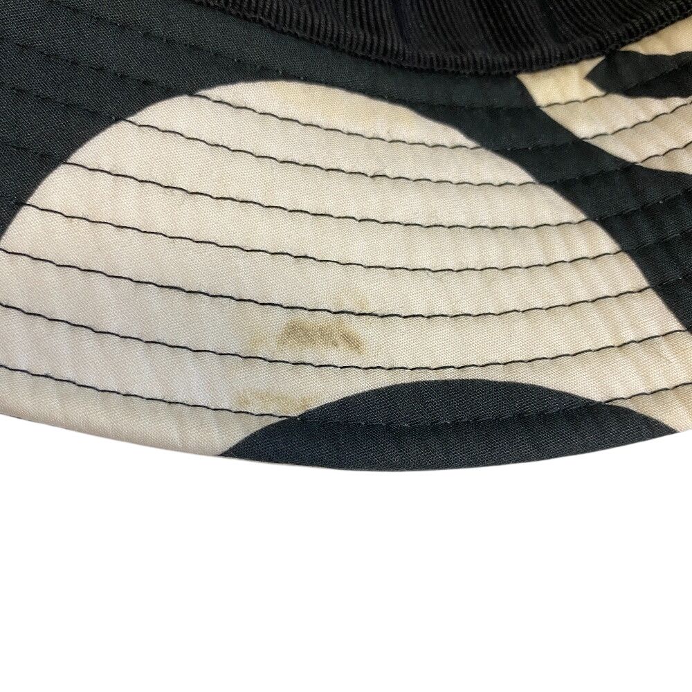 Chanel Bucket Hat CC Logo Cotton Hat Black — view 8