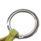 Hermes Carmen Unodos Charm Key Ring Agneau Milo Rose Purple Lime — view 4