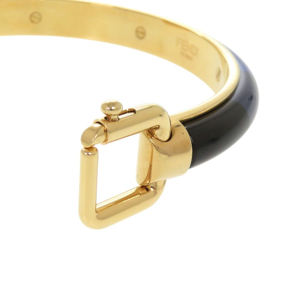 Fendi Peekaboo Replacement Handle Blue Gold Metal — view 5