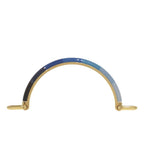 Fendi Peekaboo Replacement Handle Blue Gold Metal — view 2