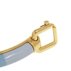 Fendi Peekaboo Replacement Handle Blue Gold Metal — view 6