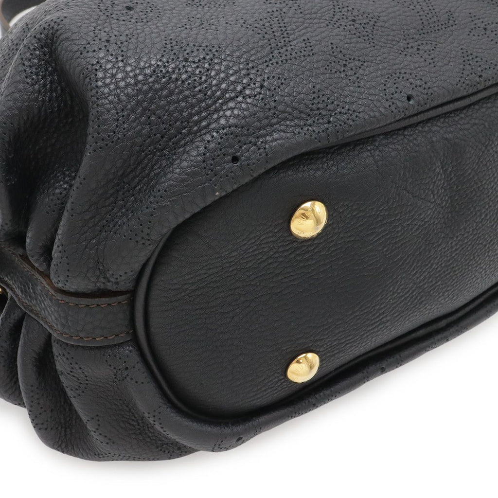 Louis Vuitton Monogram Mahina XS Shoulder Bag Leather Noir Black — view 3