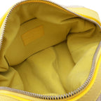 Louis Vuitton Monogram Denim Pochette Round Shoulder Bag Jaune Yellow — view 6