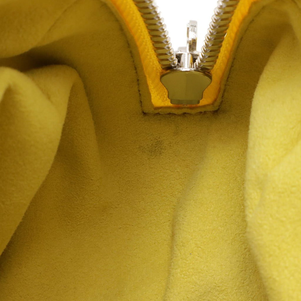 Louis Vuitton Monogram Denim Pochette Round Shoulder Bag Jaune Yellow — view 7