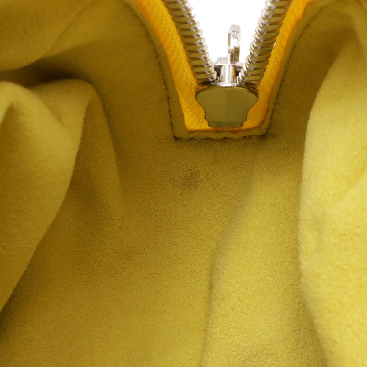Louis Vuitton Monogram Denim Pochette Round Shoulder Bag Jaune Yellow — view 7