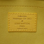 Louis Vuitton Monogram Denim Pochette Round Shoulder Bag Jaune Yellow — view 8