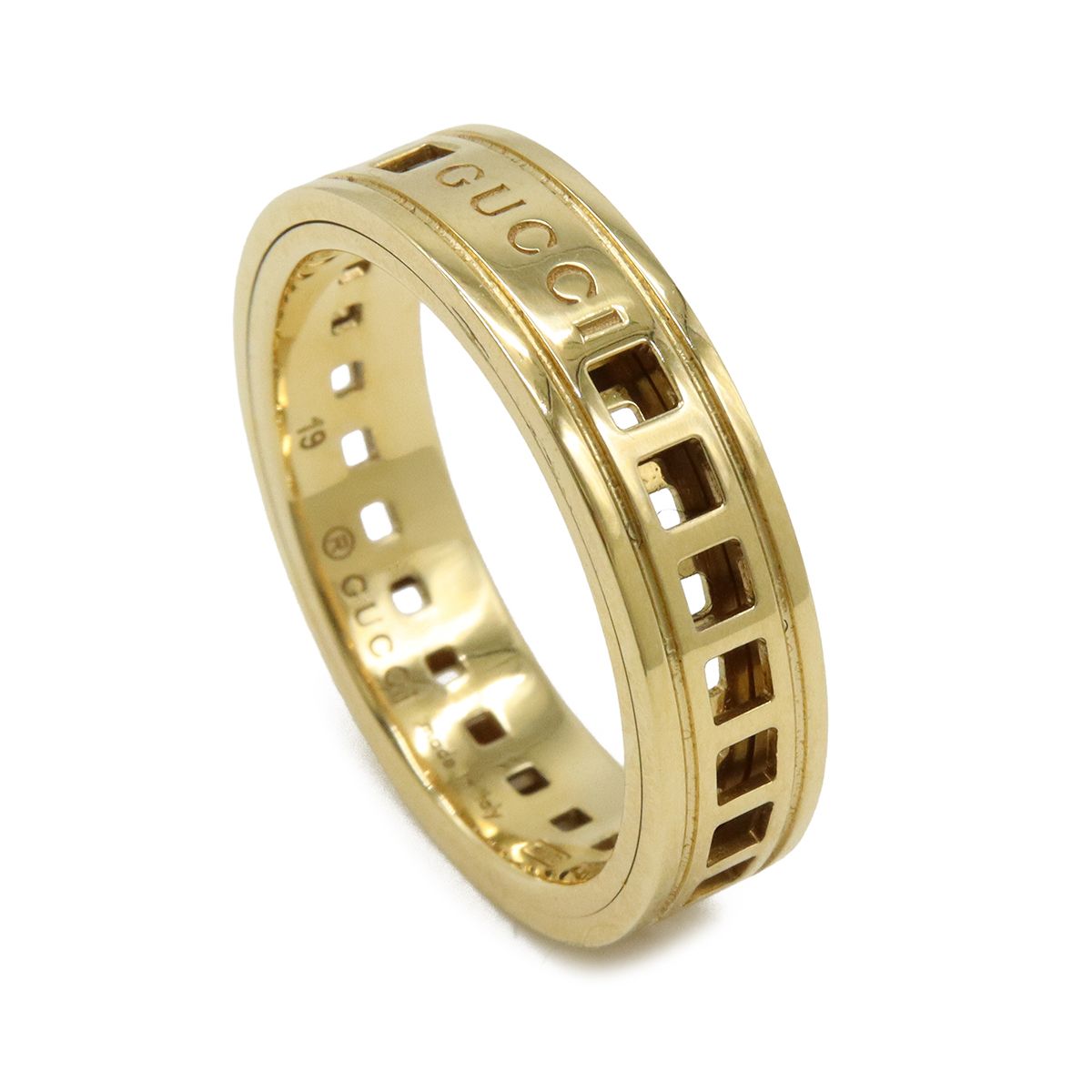 Gucci Scroll Ring 18k Yellow Gold — view 2