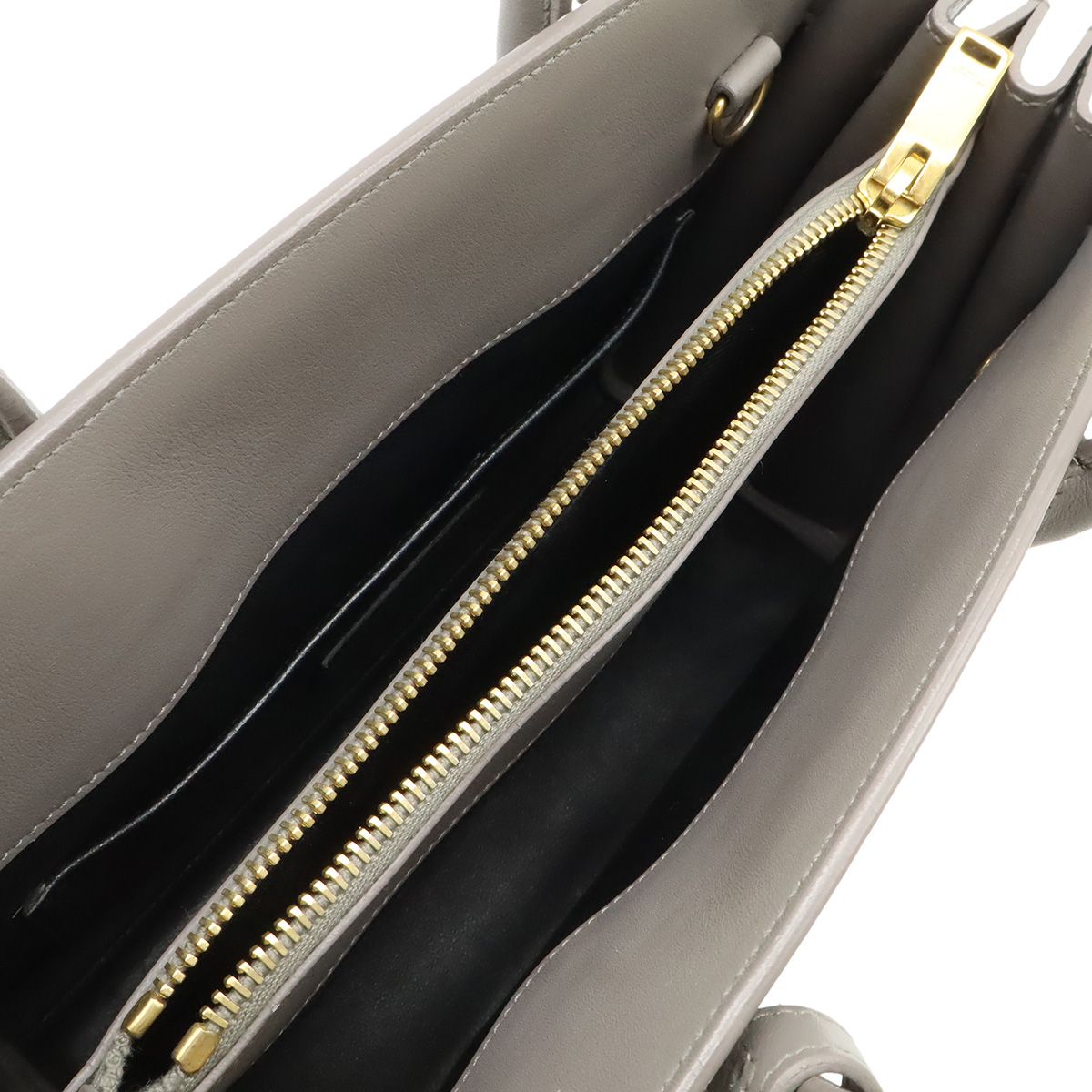 Saint Laurent Paris YSL Yves Baby Sac Dojour 2-Way Shoulder Bag Gray — view 5