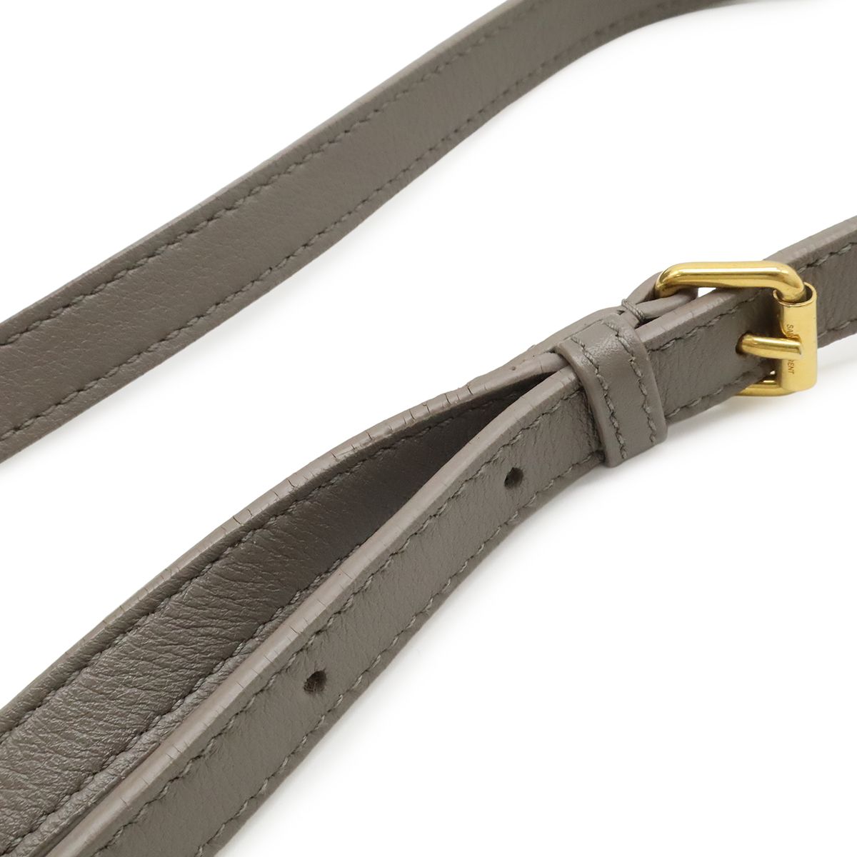 Saint Laurent Paris YSL Yves Baby Sac Dojour 2-Way Shoulder Bag Gray — view 7
