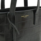 Saint Laurent Paris YSL Mini Toy Shopping 2-Way Shoulder Bag Croco — view 8