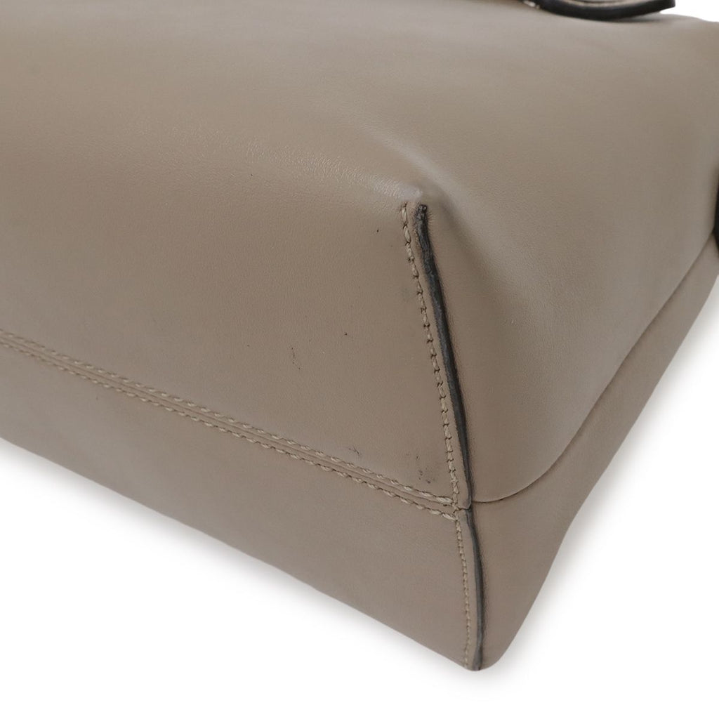 Fendi by the Way 2-Way Shoulder Bag Leather Grey Silver — view 3