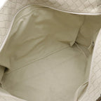 Bottega Veneta Intrecciato Scorpito Tote Largeto Shoulder Bag Ivory — view 7