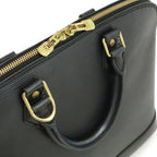 Louis Vuitton Epi Alma Handbag Leather Noir Black Gold — view 6
