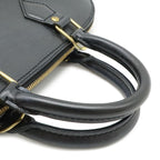 Louis Vuitton Epi Alma Handbag Leather Noir Black Gold — view 5