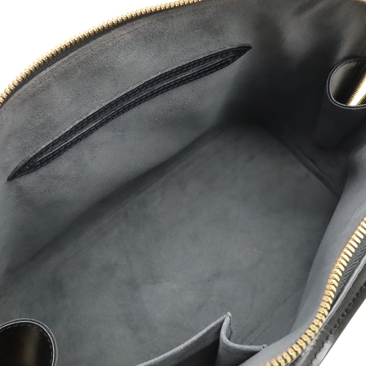 Louis Vuitton Epi Alma Handbag Leather Noir Black Gold — view 7