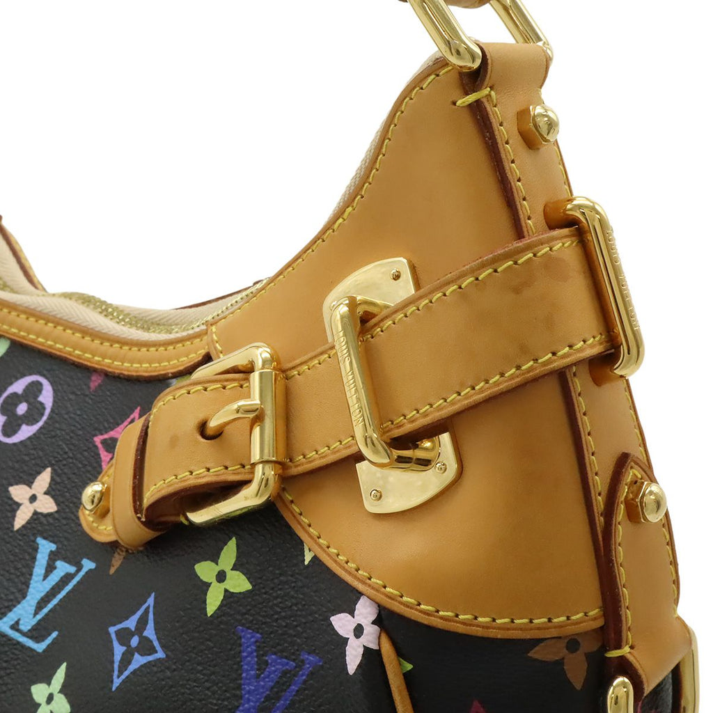 Louis Vuitton Monogram Multicolor Greta Shoulder Bag Semi Noir Black — view 8
