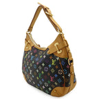 Louis Vuitton Monogram Multicolor Greta Shoulder Bag Semi Noir Black — view 2