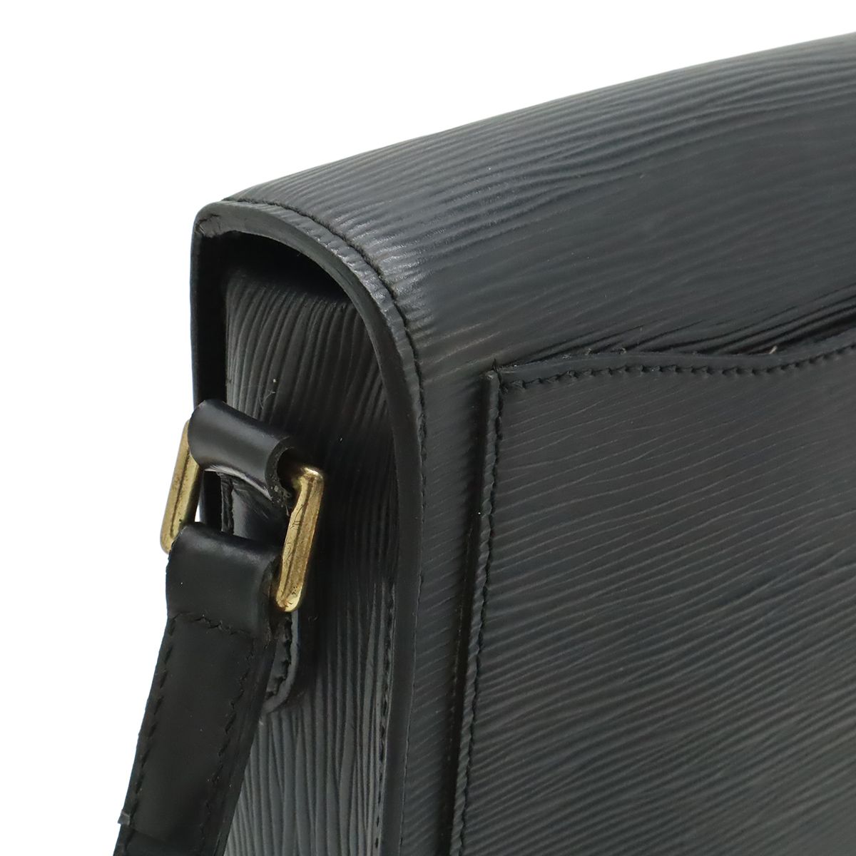 Louis Vuitton Epi Mini Saint Cloud Shoulder Bag Pochette Crossbody Leather Noir — view 4