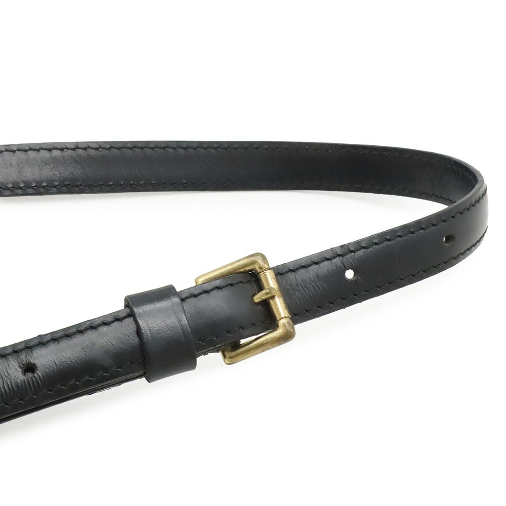 Louis Vuitton Epi Mini Saint Cloud Shoulder Bag Pochette Crossbody Leather Noir — view 5