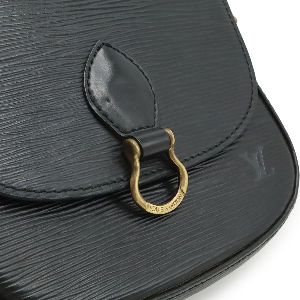 Louis Vuitton Epi Mini Saint Cloud Shoulder Bag Pochette Crossbody Leather Noir — view 9