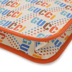 Gucci Children's Tote Star Canvas Leather Ivory Orange Multicolor — view 3