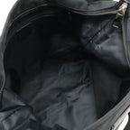Gucci Diamante Shoulder Bag Crossbody Nylon Leather Black Gray Silver — view 7