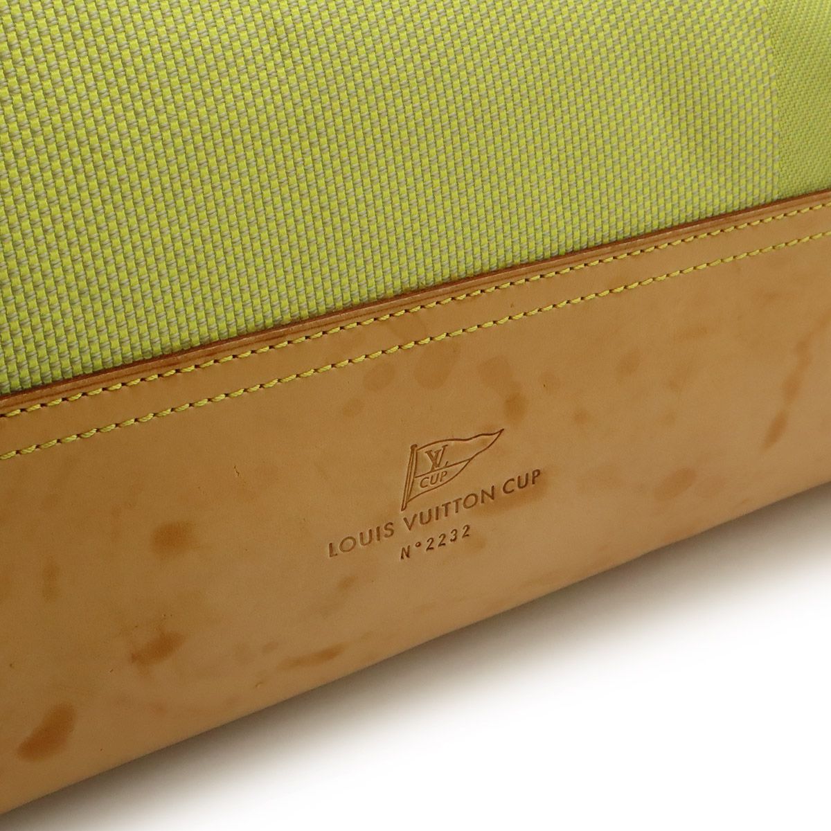 Louis Vuitton Damier Geant American Cube Cup Tote 2-Way Shoulder Bag Lime Green — view 9