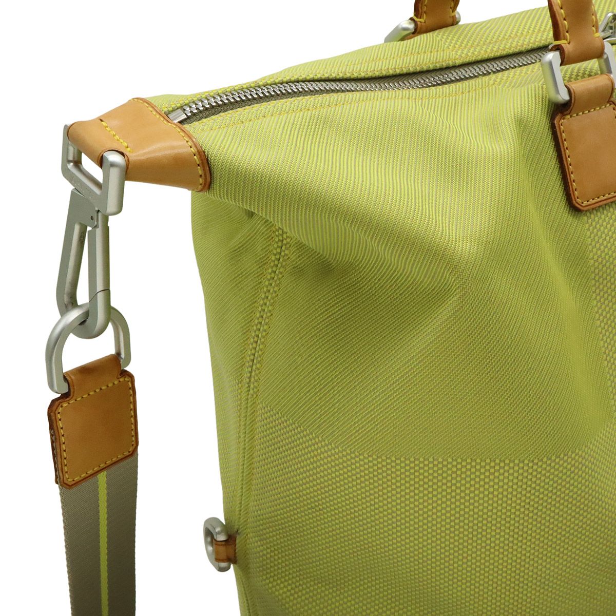 Louis Vuitton Damier Geant American Cube Cup Tote 2-Way Shoulder Bag Lime Green — view 4