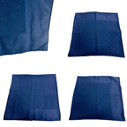 Louis Vuitton Monogram Silk Scarf Navy — view 7