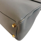 Celine 2-Way Shoulder 16 Seeds Leather Handbag Gray — view 5