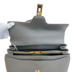 Celine 2-Way Shoulder 16 Seeds Leather Handbag Gray — view 6