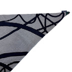 Hermes Triangle Jean Chemises Cashmere Scarf Navy — view 4